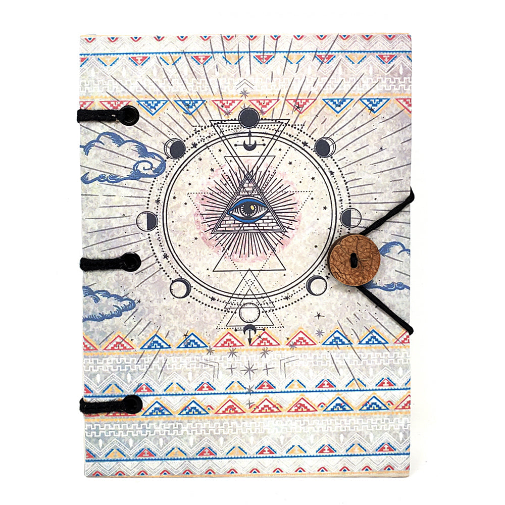 Moon Phase Printed Hardcover Journal