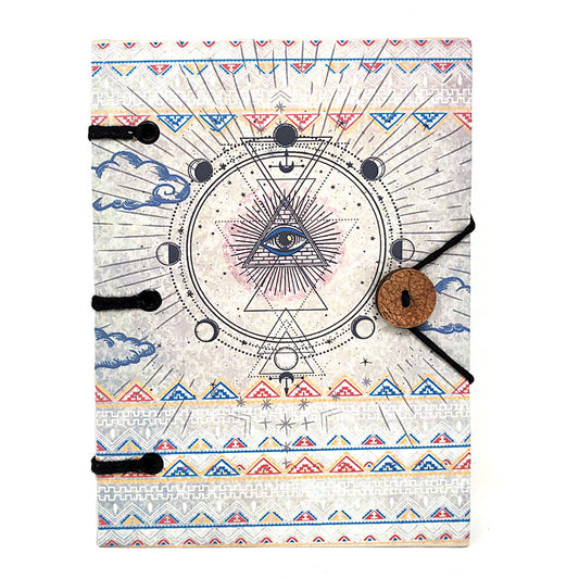 Moon Phase Printed Hardcover Journal