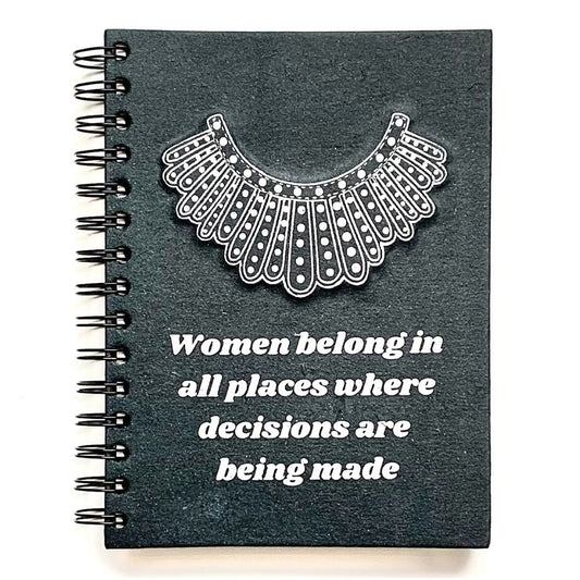 Mr. Ellie Pooh Large Notebook Journal RBG Dissent Collar