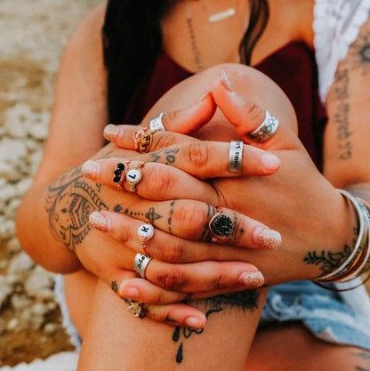 Mushroom Silver Ring – Hand Stamped Nature-Inspired Jewelry