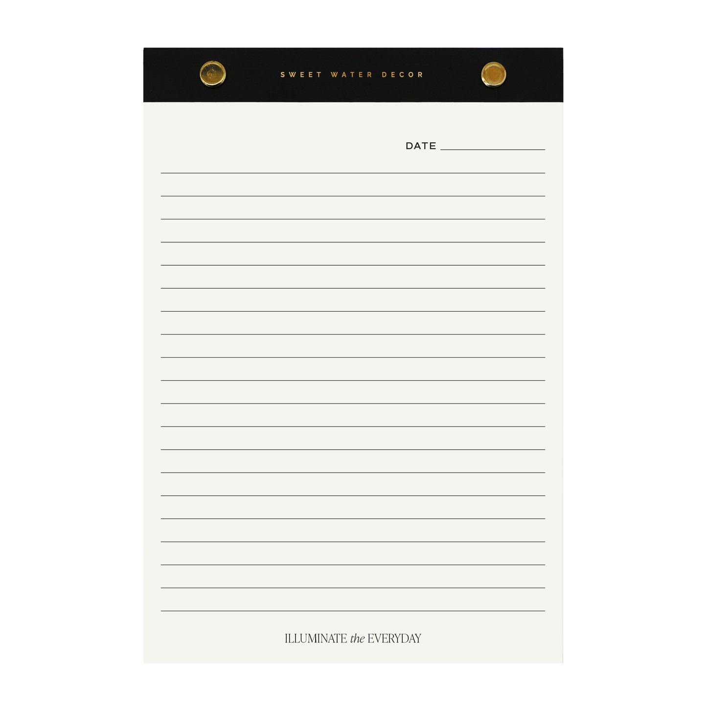 Gold Rivet Basic Notepad