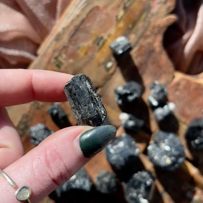 Black Tourmaline (baggy of 3-5 pieces)