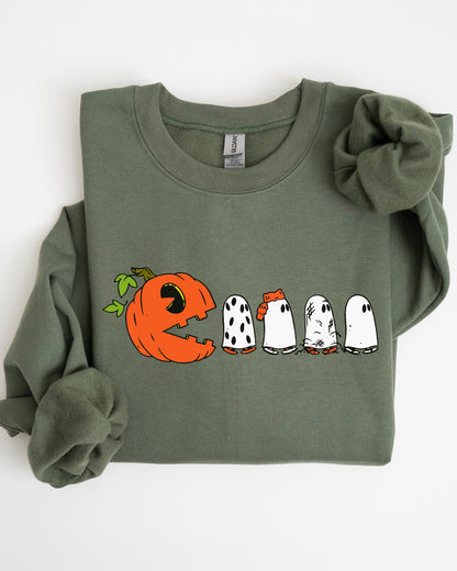 Pacman Pumpkin - Sweatshirt