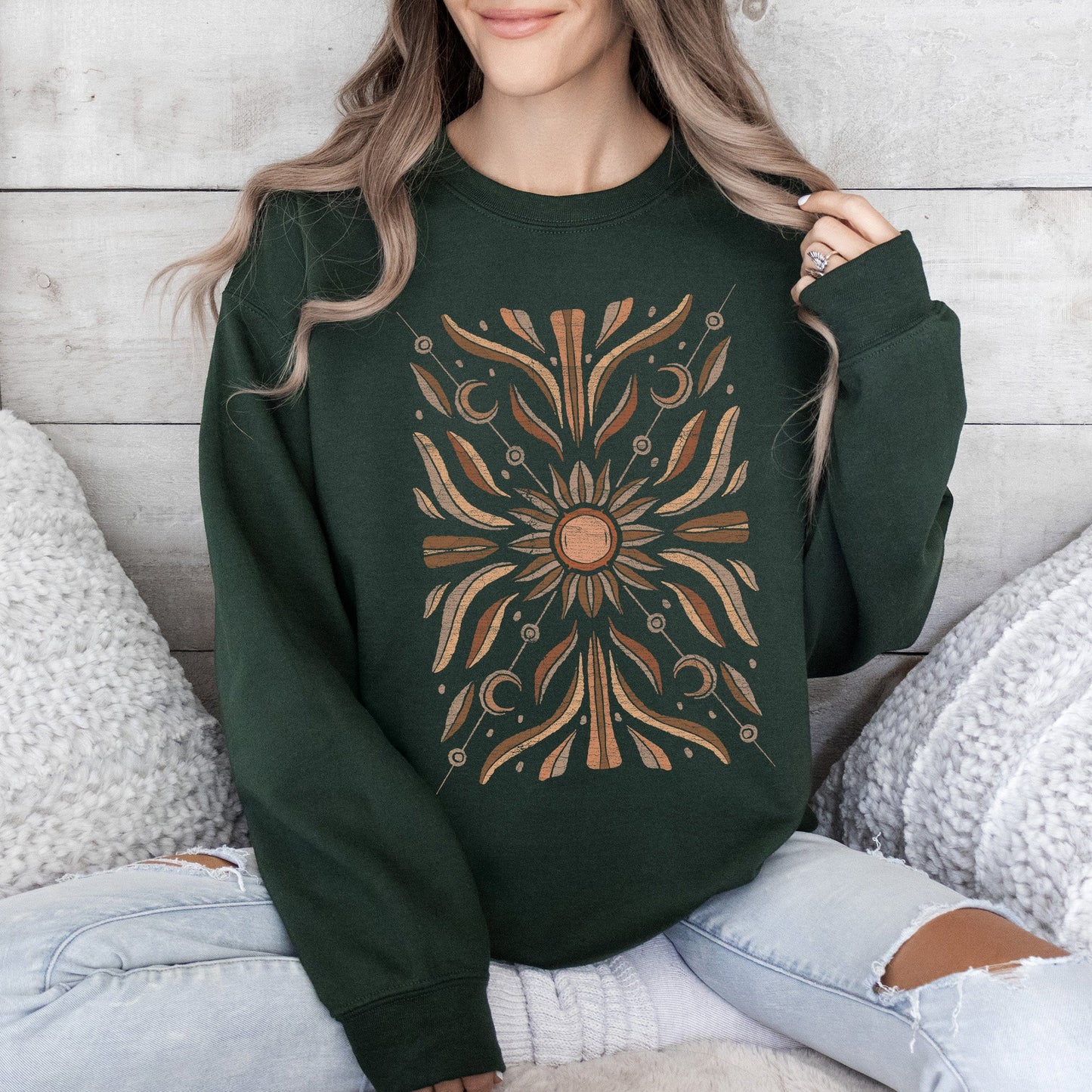 Boho Radiant Sun - Sweatshirt