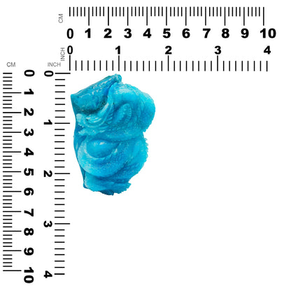 Starborn Hand Carved Peruvian Blue Opal Dragon 161.5 cts - 1 Piece