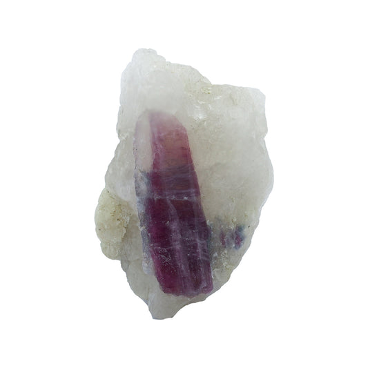 Starborn Rubellite in Quartz Collector's Corner Specimen 216.9 cts- 1 Piece