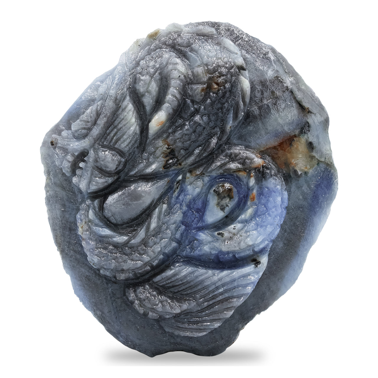 Starborn Hand Carved Sapphire Dragon 180.6 cts - 1 piece