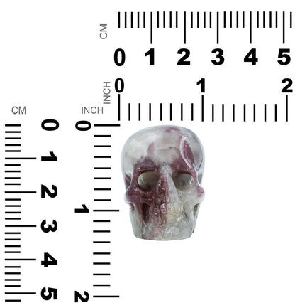 Carved Rubellite Tourmaline from Paraiba Skull 319 cts - 1 piece