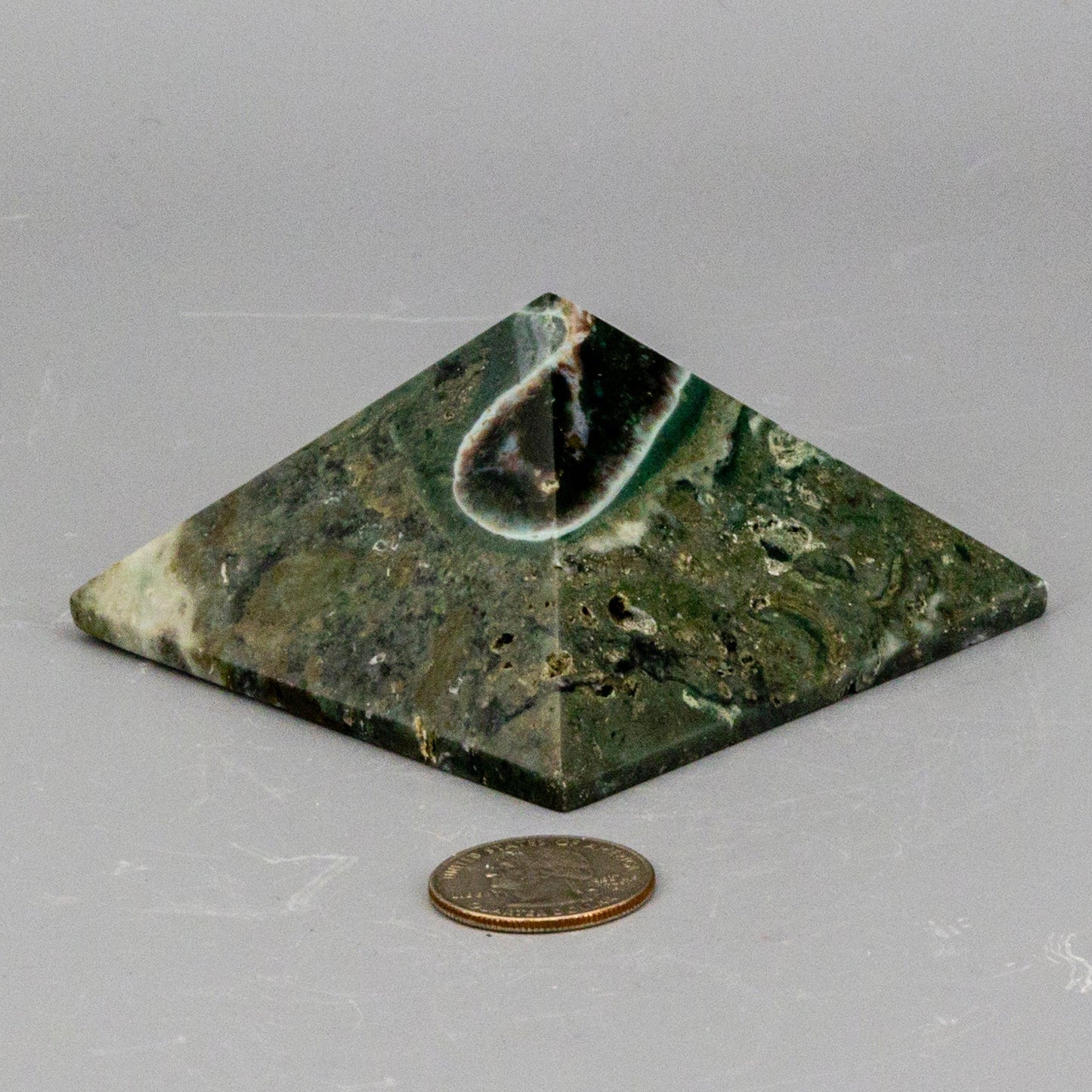 Ocean Jasper Crystal Pyramid
