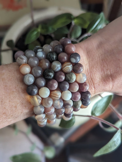 Botswana Agate Bracelets (Various Sizes Available)