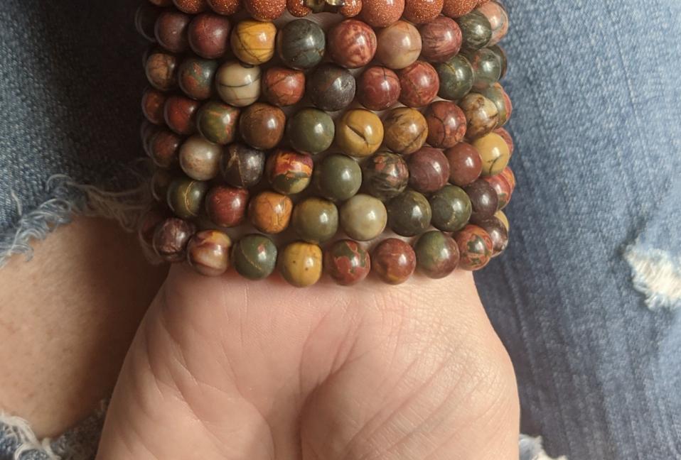 Picasso Jasper Bracelet (Various Sizes Available) *Retired Style*