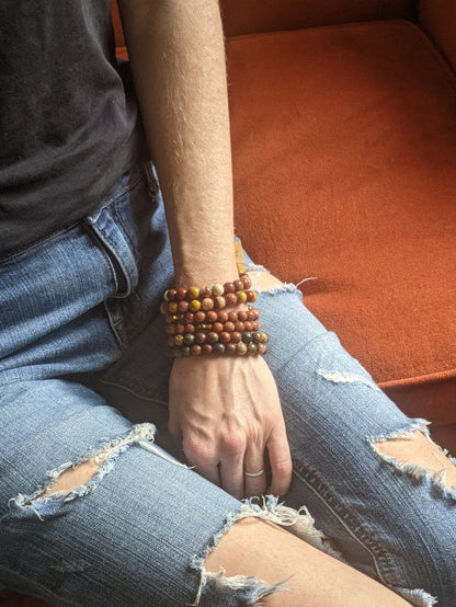 Picasso Jasper Bracelet (Various Sizes Available) *Retired Style*