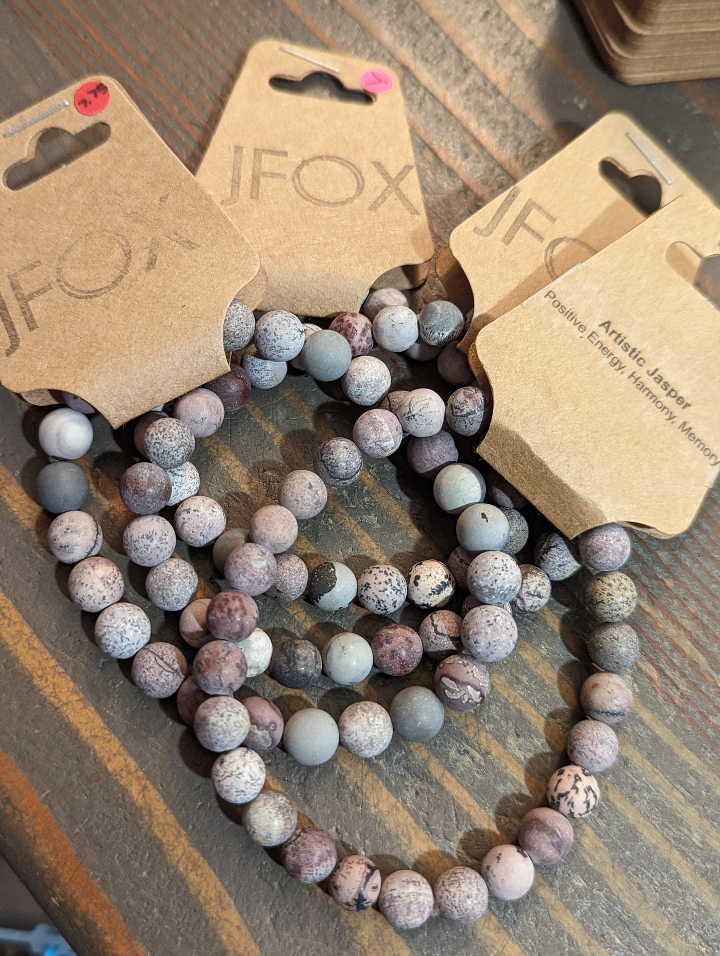 Matte Artistic Jasper Bracelet (Various Sizes Available) *Retired Style*