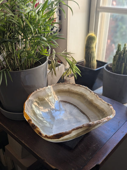 XL Raw Edge Onyx Bowl