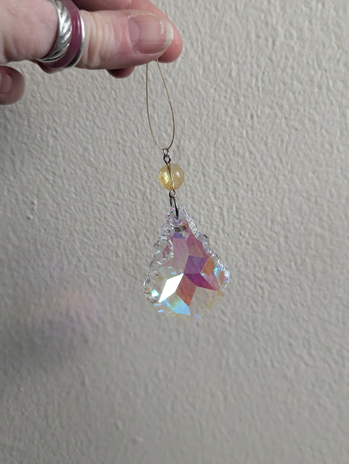 Crystal Ornament Suncatcher (Various Stone Options Available)