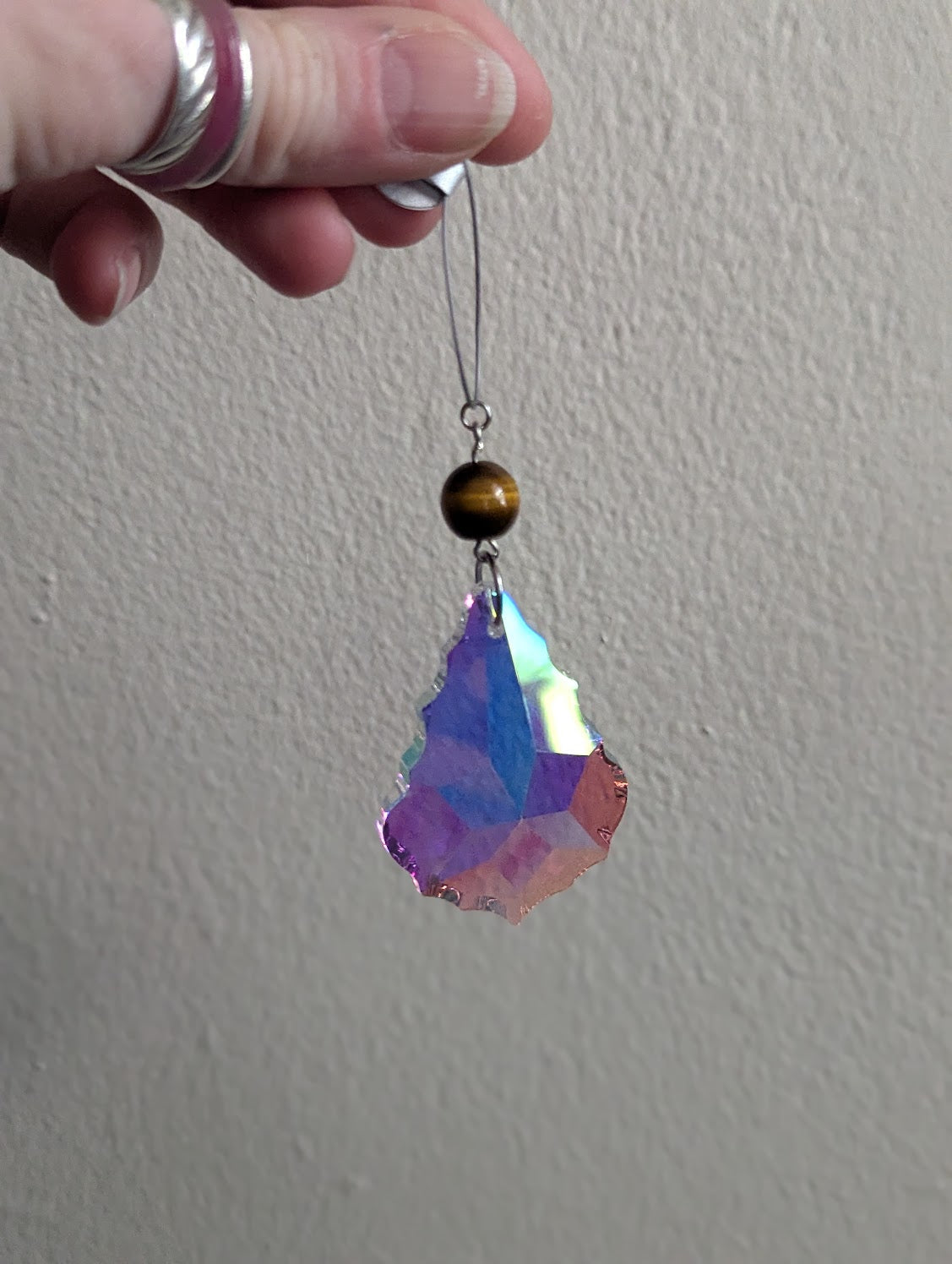 Crystal Ornament Suncatcher (Various Stone Options Available)