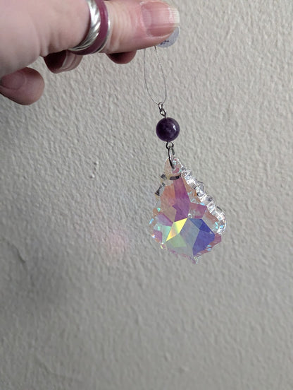 Crystal Ornament Suncatcher (Various Stone Options Available)