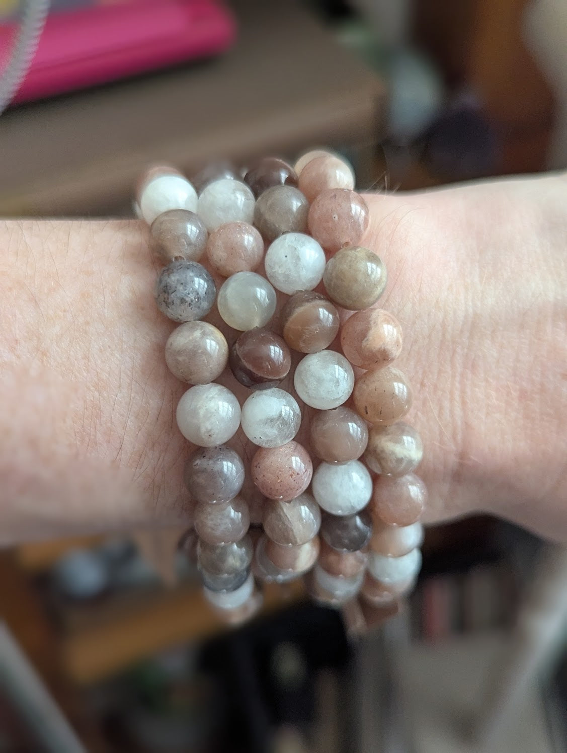 Mixed Moonstone Bracelet (Various Sizes Available)