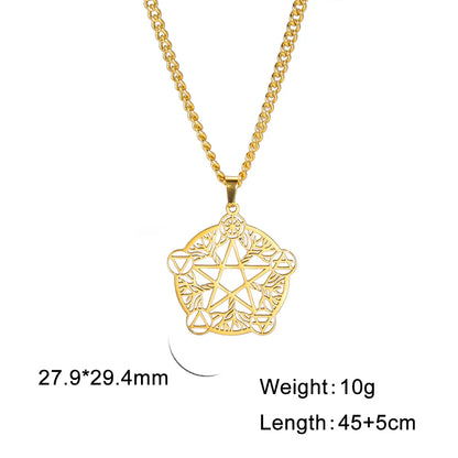 Pentacle Symbols Necklace