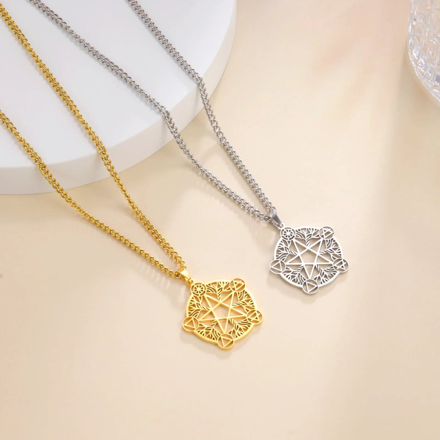 Pentacle Symbols Necklace