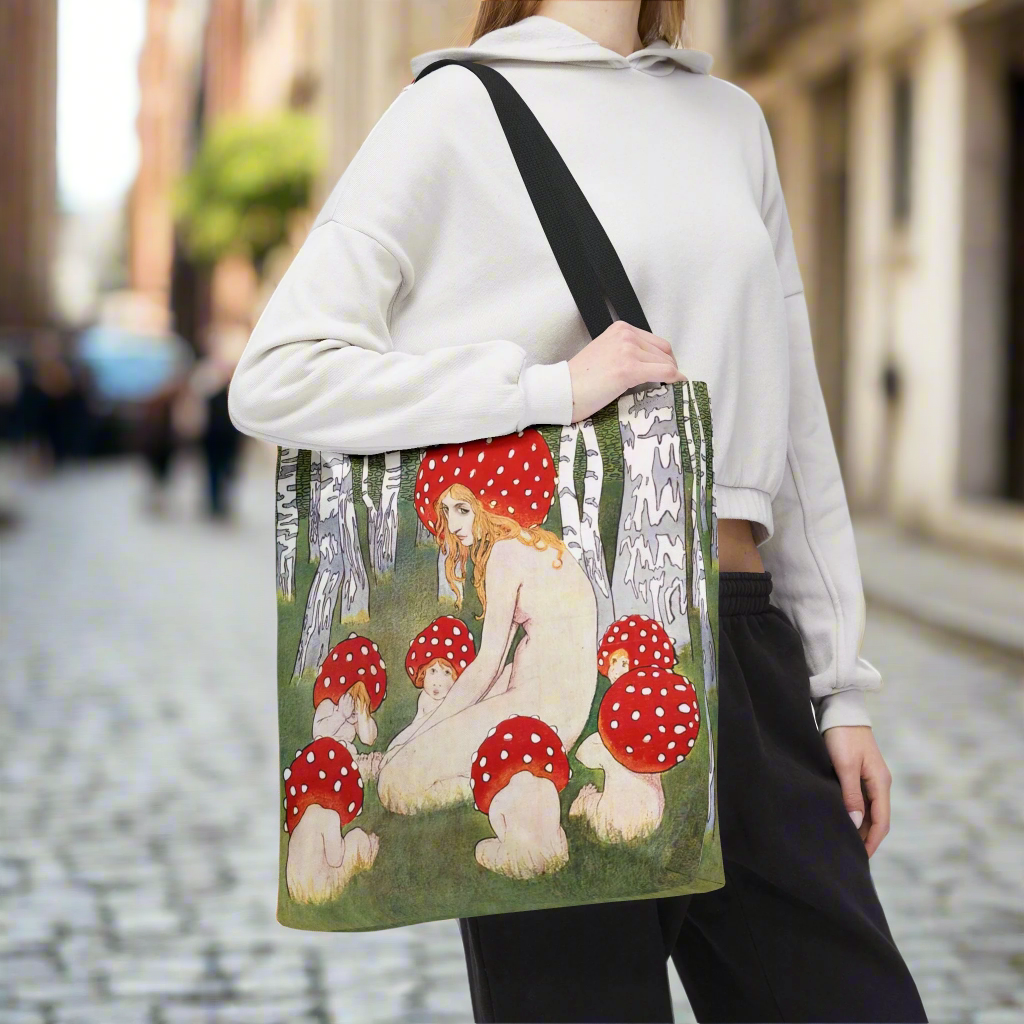 Mother Mushroom - Heavy-Duty Canvas Tote Bag