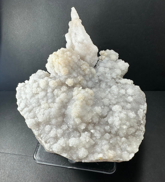 Druzy Calcite Cluster on Agate Brazil