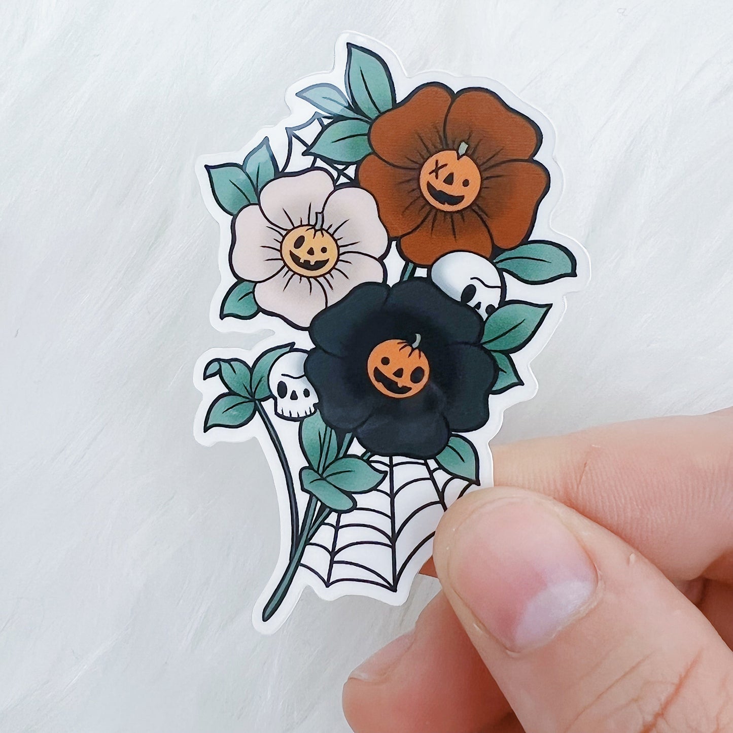 Pumpkin Bouquet Vinyl Sticker Die Cut