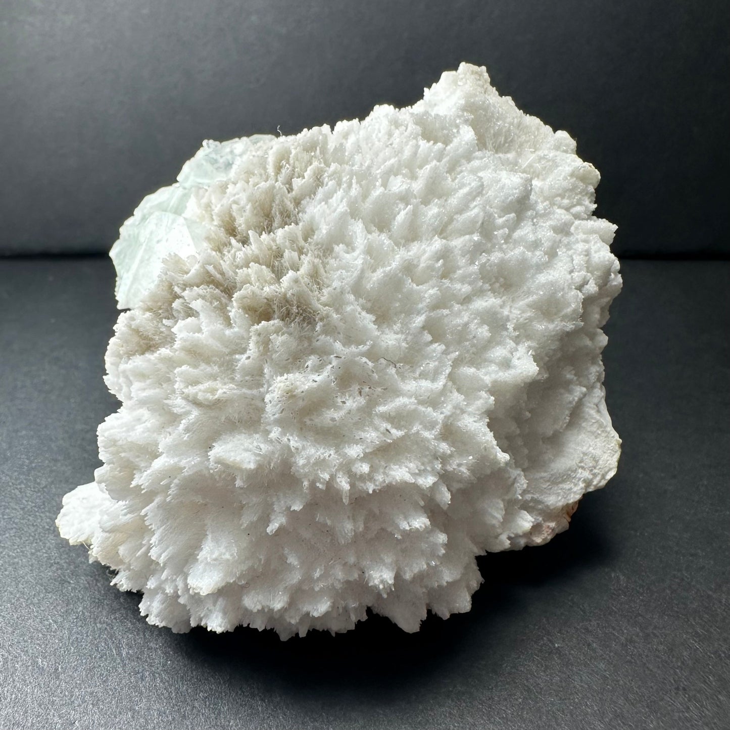Mordenite with Green Apophyllite from India