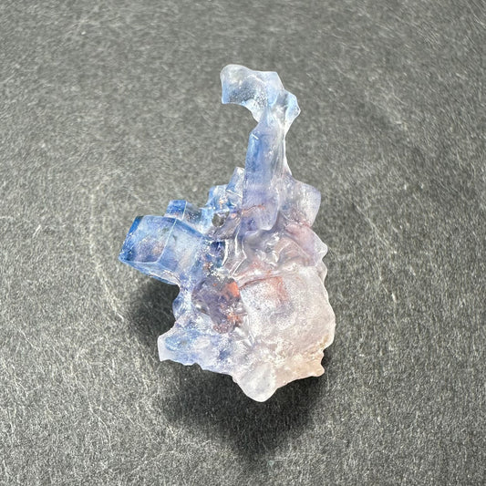 Blue Fluorite Cube, Minerva Mine #1, Hardin Co. Illinois