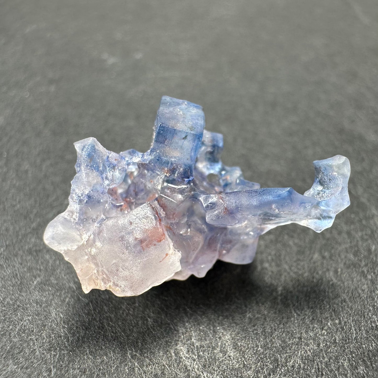 Blue Fluorite Cube, Minerva Mine #1, Hardin Co. Illinois