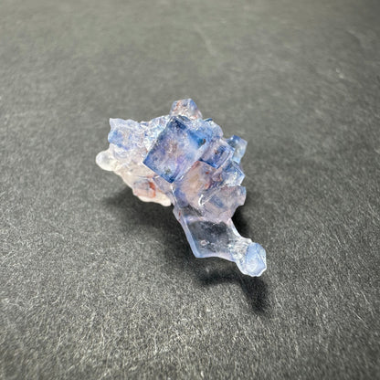 Blue Fluorite Cube, Minerva Mine #1, Hardin Co. Illinois