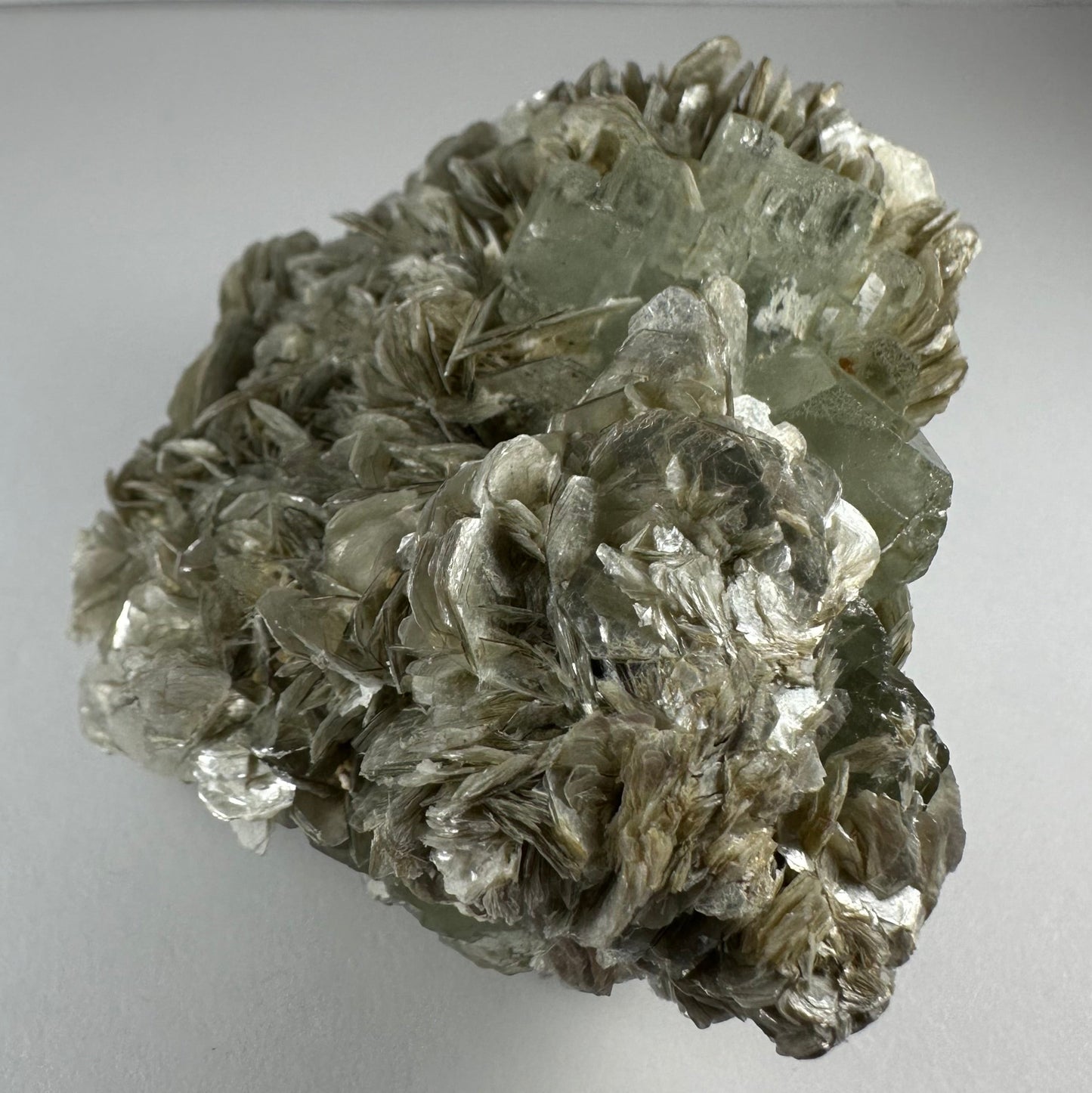 Aquamarine with Muscovite and Albite from Shigar Valley, Skardu, Pakistan