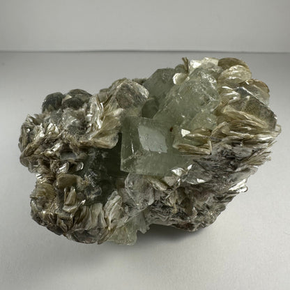 Aquamarine with Muscovite and Albite from Shigar Valley, Skardu, Pakistan