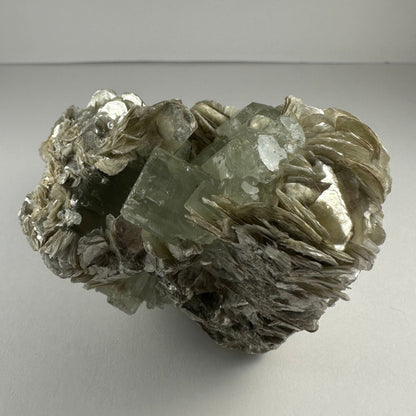 Aquamarine with Muscovite and Albite from Shigar Valley, Skardu, Pakistan