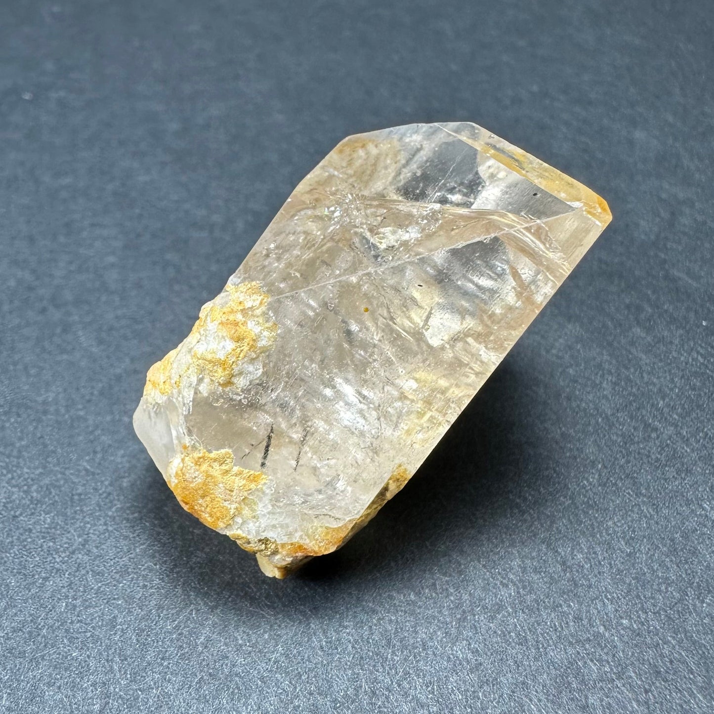 Golden Topaz Crystal from Shigar Valley, Pakistan – 135ct Natural Collector’s Specimen
