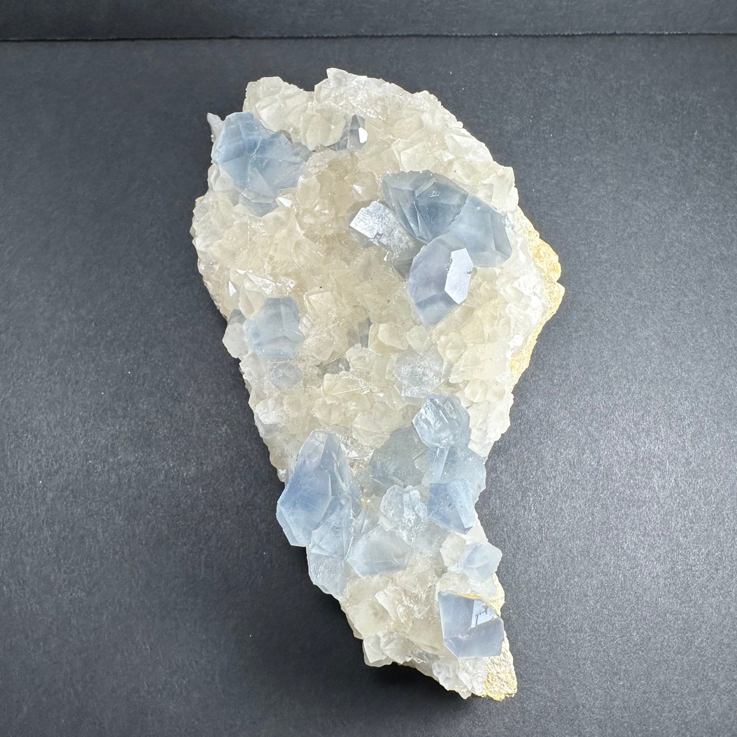 Celestite Crystals with Scalenohedral Calcite