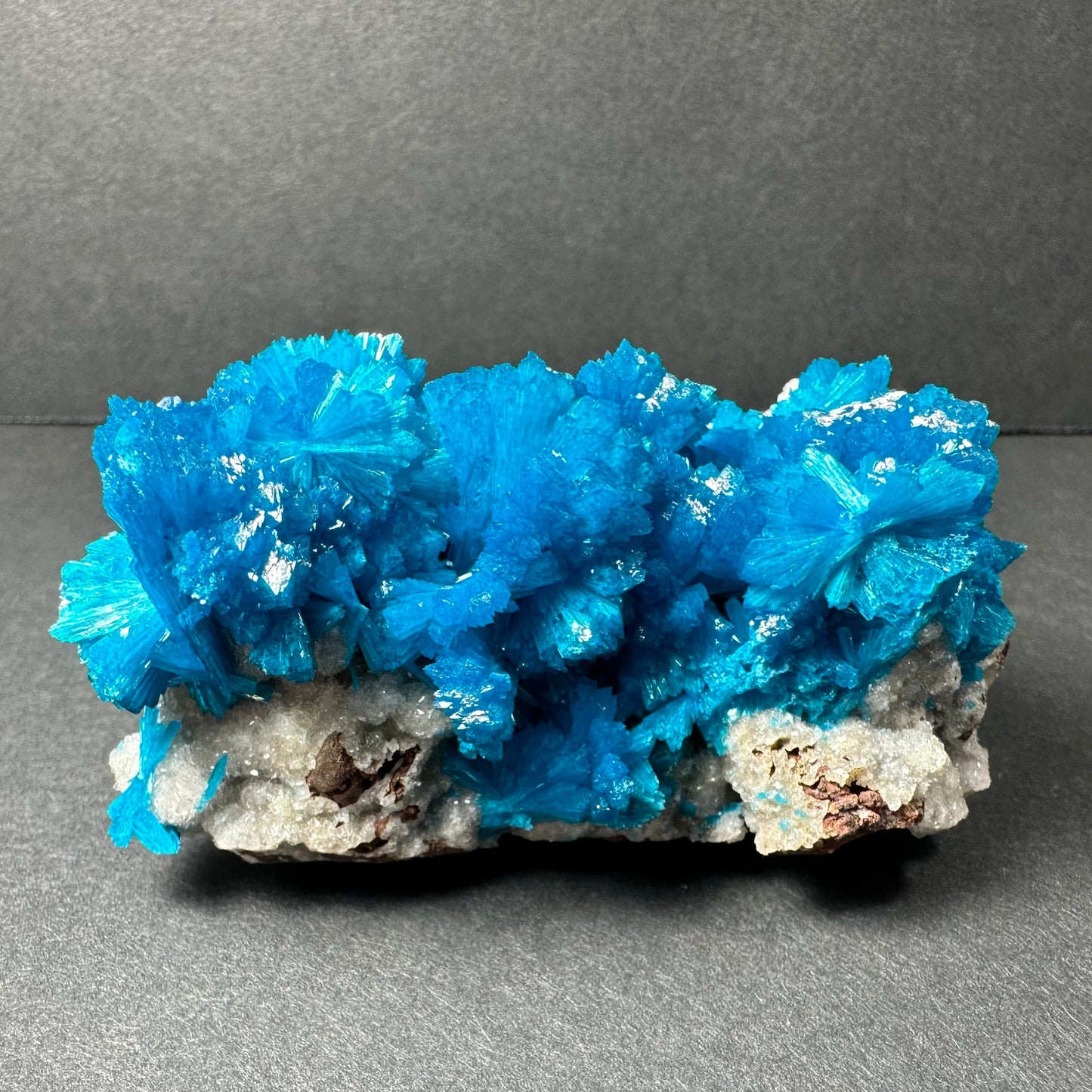 Cavansite on Matrix – 78g Vivid Blue Crystal Specimen from Pune, India