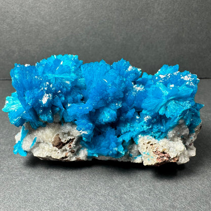 Cavansite on Matrix – 78g Vivid Blue Crystal Specimen from Pune, India