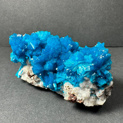 Cavansite on Matrix – 78g Vivid Blue Crystal Specimen from Pune, India