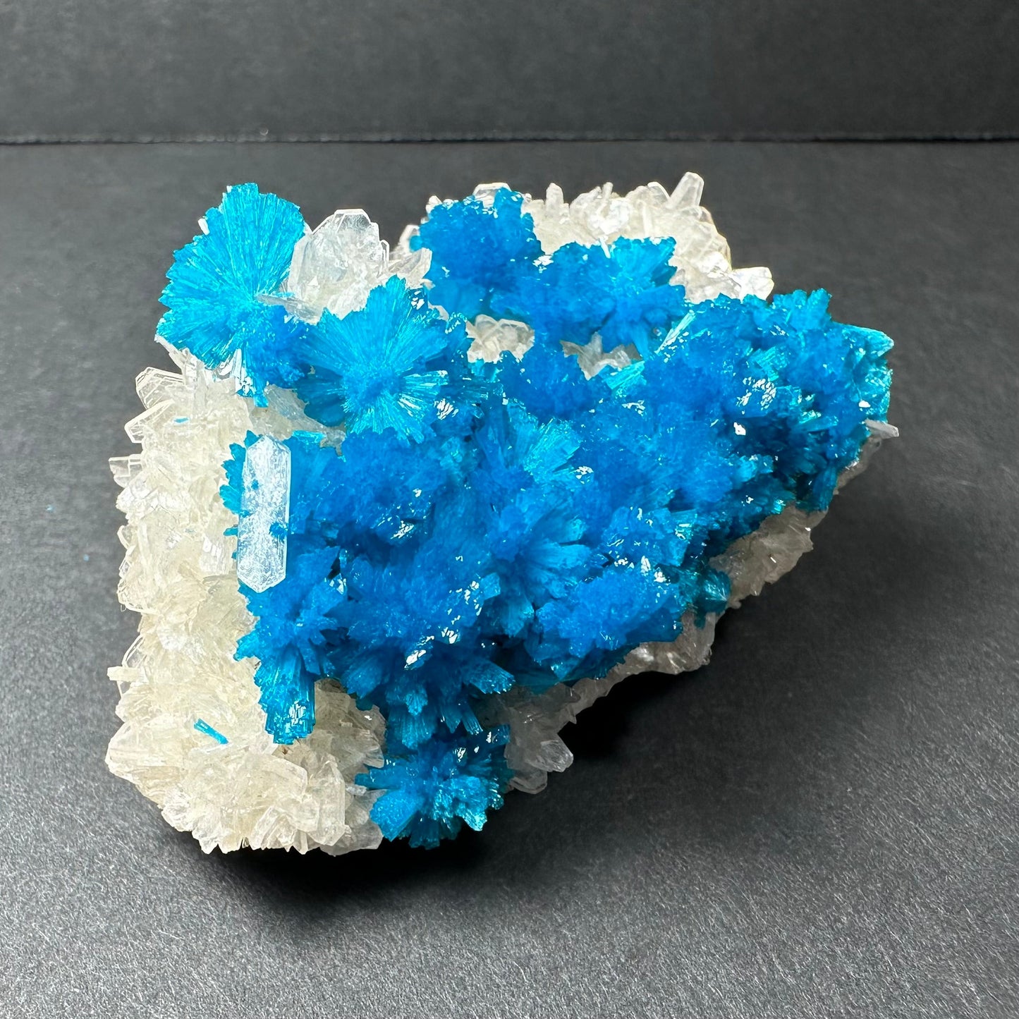 Cavansite with Stilbite on Matrix – Rare 56g Crystal from Pune, India