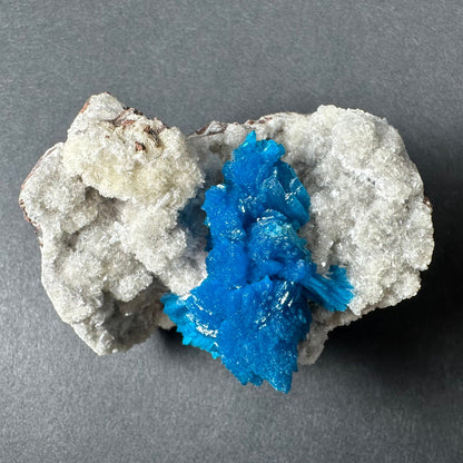 Cavansite with Stilbite on Matrix from Maharashtra, Pune, India