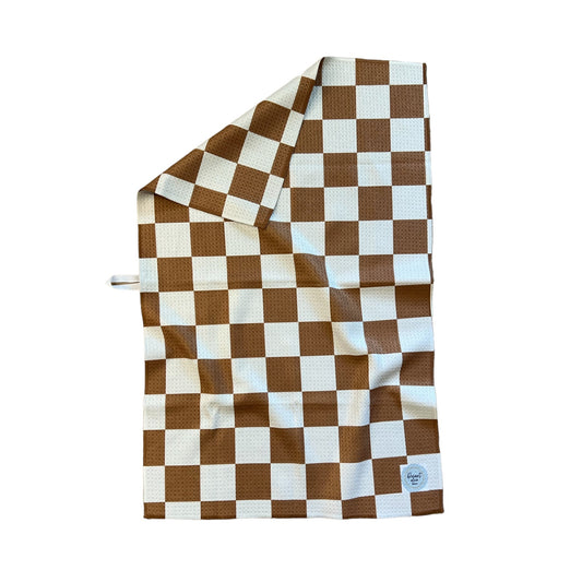 COFFEE Checkered Towel