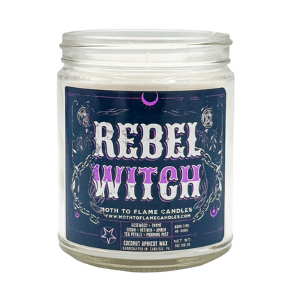 Rebel Witch – 7 oz - Tea Leaf, Tonka Bean, Thyme, Vetiver