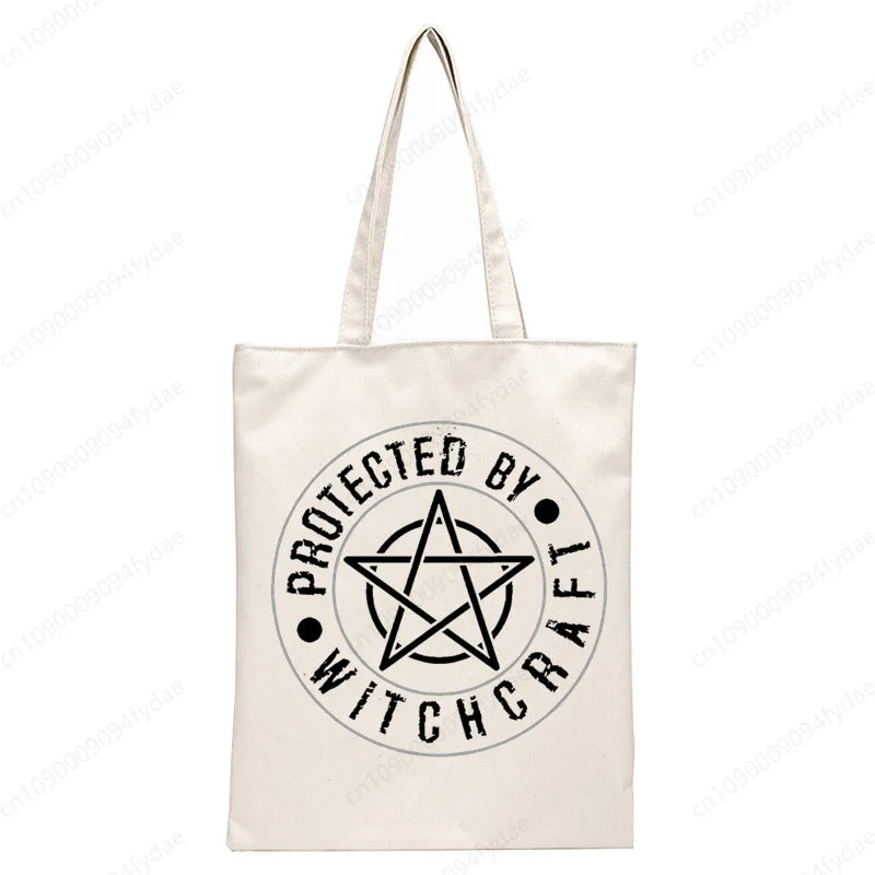 White Witch Tote Bags