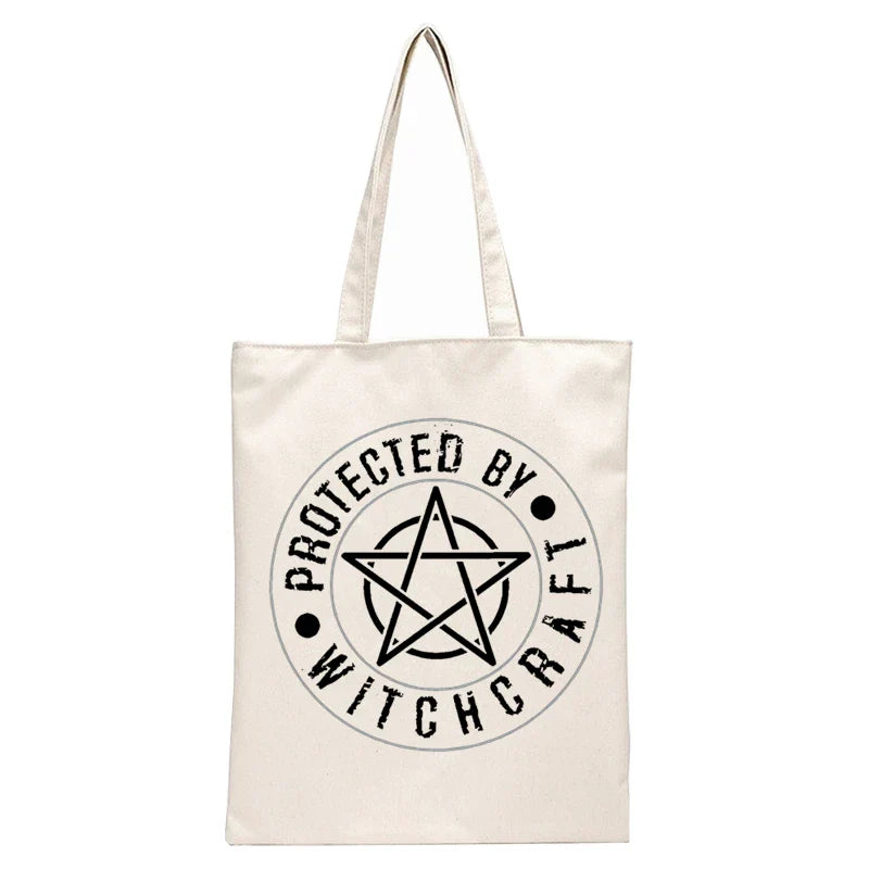 White Witch Tote Bags