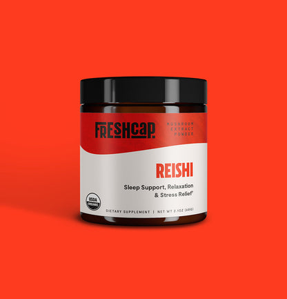 Reishi Mushroom Extract Powder – 14,000mg Dual-Extract Relaxation Blend