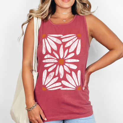 Retro Daisies - Tank Top