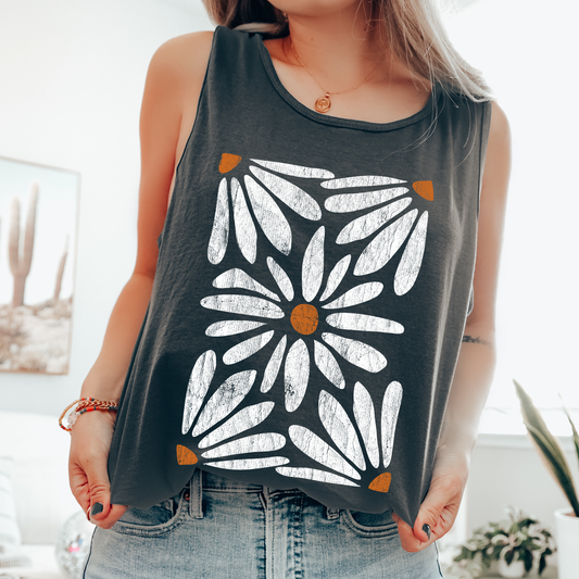 Retro Daisies - Tank Top