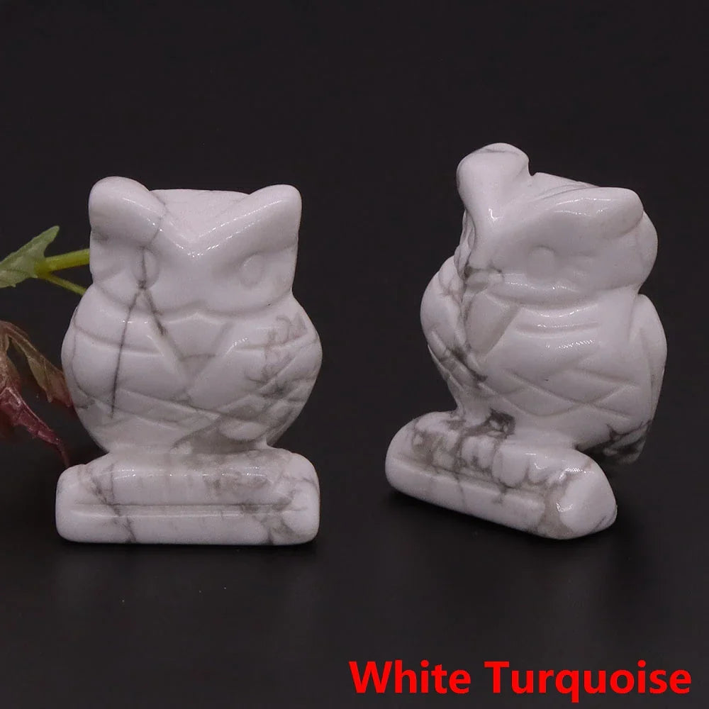 Owl Crystal Figurines