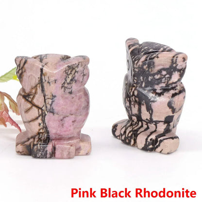 Owl Crystal Figurines